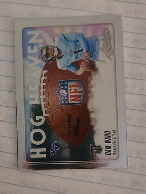 Cam Ward  RC Football Trading Card - HOG HEAVEN - 2025 Absolute